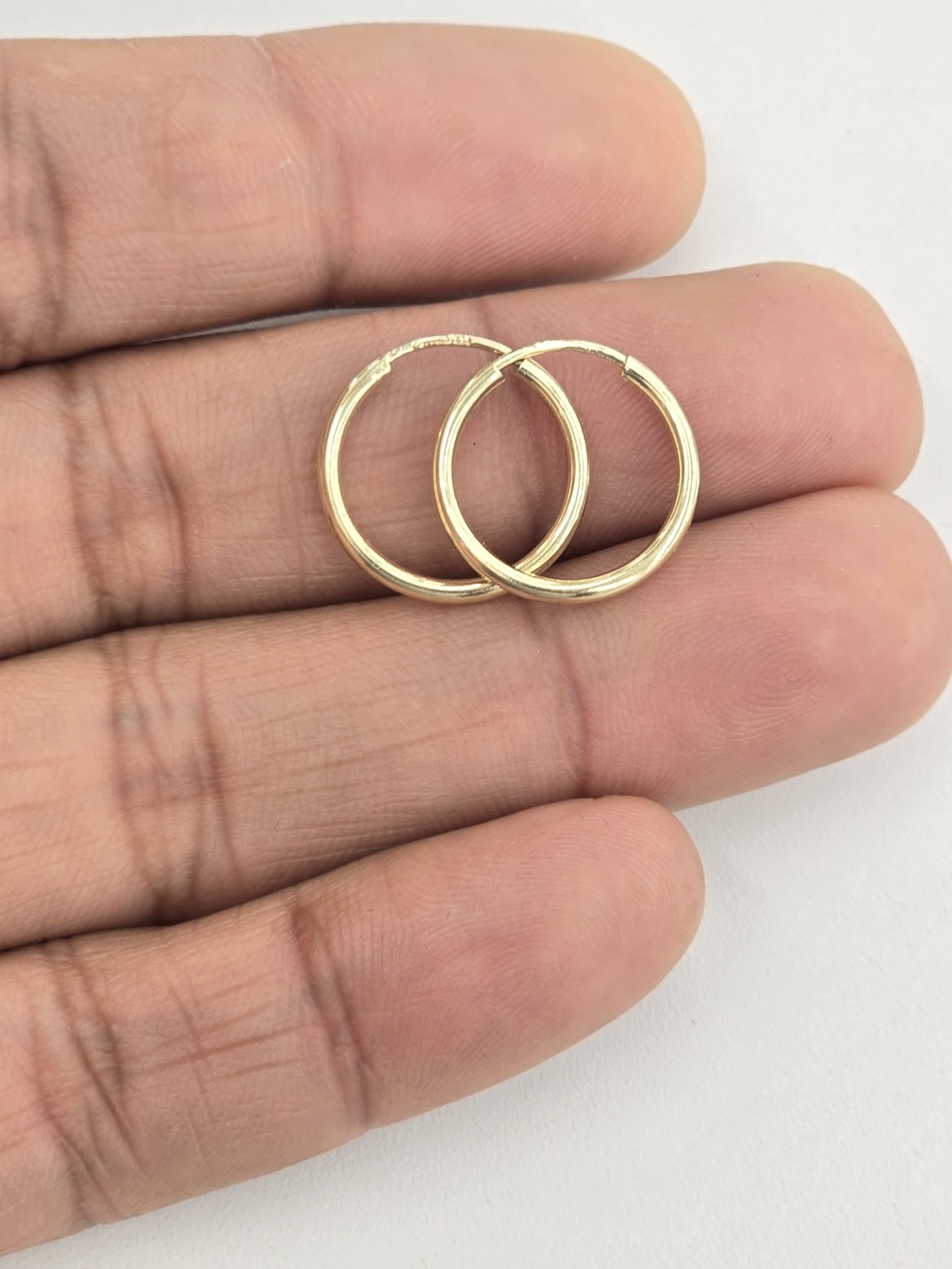 10kt Real Gold Small Hoop Earring